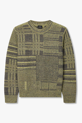 PAUL SMITH [PS PAUL SMITH] 멀티 텍스처드 스웨터 | 신세계V