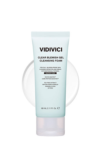 VIDIVICI 클리어 블레미쉬 젤 클렌징 폼 60ml | 신세계V