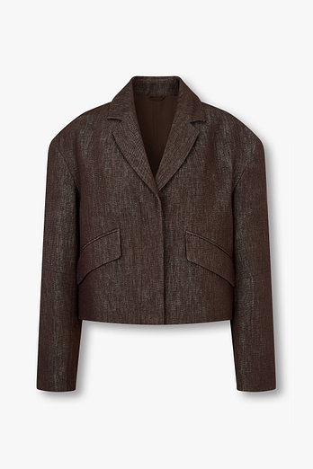 BRUNELLO CUCINELLI 여성 노치트 라펠 코튼 싱글 자켓 | 신세계V
