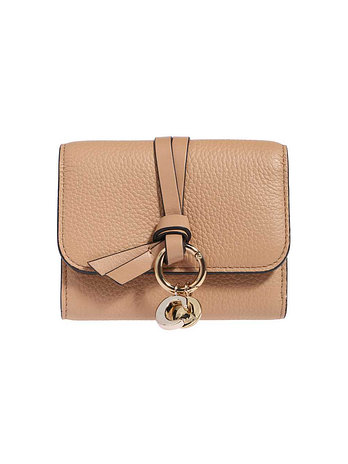 CHLOE [CHLOE] 26SS 알파벳 스몰 코인 반지갑 라이트탄 CHC21WP945F57 26X | 신세계V