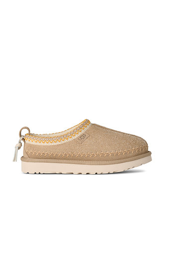UGG [WOMEN] 레더 스트랩 헤어리 스웨이드 슈즈 (타스만 비아리츠) | 신세계V