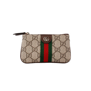 GUCCI 구찌 GG 오피디아 로고 지퍼 키 파우치 지갑 베이지 838466 FAE0L 9746 49924656 | 신세계V