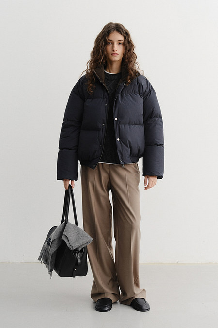 DUNST UNISEX VOLUME GOOSE DOWN JACKET NAVY_UDJU5D136N2 | 신세계V