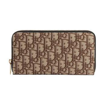 CHRISTIAN DIOR [명품] 디올 지퍼 장지갑 2ESBC252YYE_H45E 50171155 | 신세계V