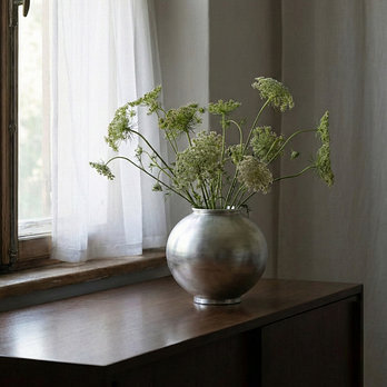 YIDO POTTERY [선물포장] 은백 달항아리 18cm 핸드메이드 | 신세계V