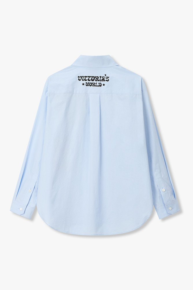 [STELLAR LEUNA] 그래픽 포켓 셔츠