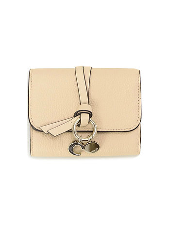 CHLOE [CHLOE] 26SS 알파벳 스몰 코인 반지갑 스위트베이지 CHC21WP945F57 24Q | 신세계V