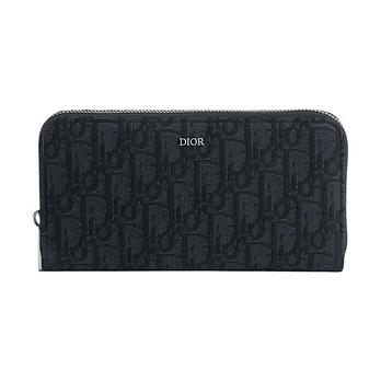 CHRISTIAN DIOR [명품] 디올 지퍼 장지갑 2ESBC252YSE_H03E 50171167 | 신세계V