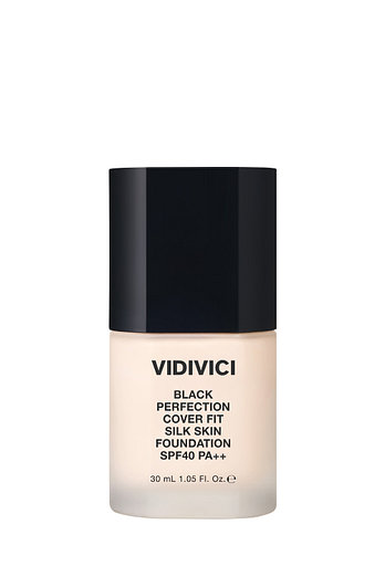 VIDIVICI 블랙 퍼펙션 커버 핏 실크 스킨 파운데이션 SPF40 PA++ (19N 포슬린) | 신세계V