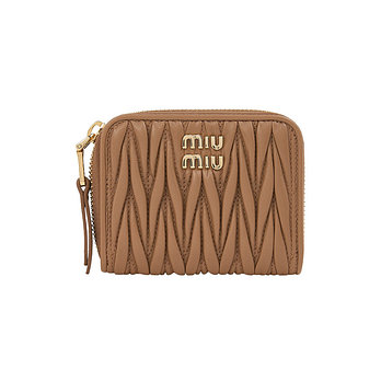 MIU MIU [미우미우] FW25 여성 마테라쎄 동전 카드지갑 5MM268 AFPP F098L | 신세계V