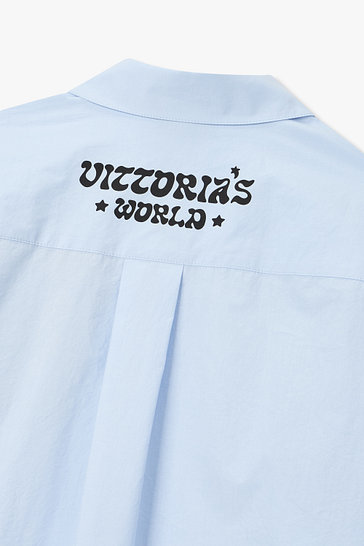 [STELLAR LEUNA] 그래픽 포켓 셔츠