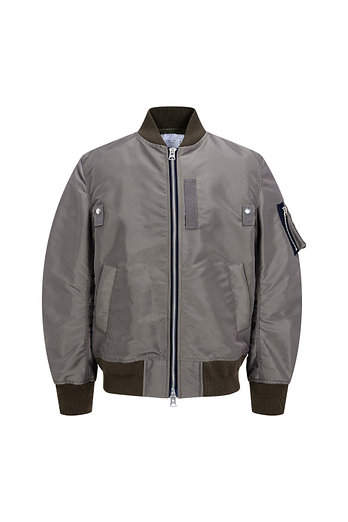 SACAI [CLASSICS] 남성 나일론 트윌 집업 블루종 | 신세계V