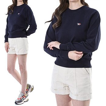 MAISON KITSUNE [명품] 메종키츠네 트리플폭스 자수 티셔츠FW00308KM0001 NA 48078102 | 신세계V
