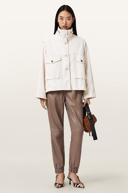 ALLSAINTS 올세인츠 젠 레더 조거 W064TE-4073 | 신세계V