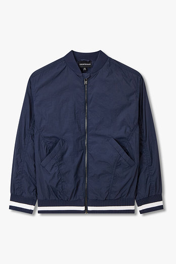 EMPORIO ARMANI JUNIOR [남아] 스트라이프 트림 나일론 자켓 | 신세계V