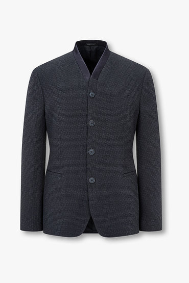 GIORGIO ARMANI(조르지오 아르마니) 남성 실크 블렌드 Y넥 자켓 | 신세계V