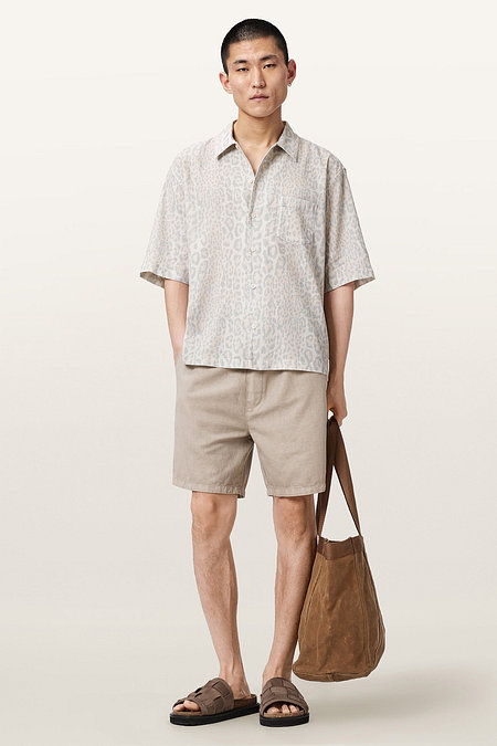 ALLSAINTS 올세인츠 크루즈 레오 숏슬리브 셔츠 M112SE-10404 | 신세계V