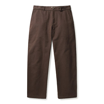 DE BONNE FACTURE [드본팩처] TROUSERS 코튼 벌룬 103 다크브라운 캐주얼 팬츠 QE4FMDBPT103Q87 | 신세계V