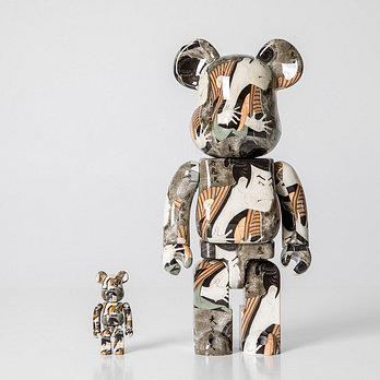 KINKIROBOT 킨키로봇 400%+100% 베어브릭 도슈사이 샤라쿠 '3대 오타니 오니지'  (2206004) | 신세계V