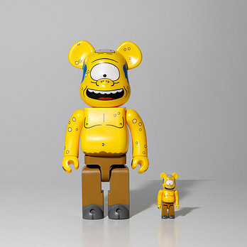 KINKIROBOT 400%+100%BEARBRICK SIMPSONS CYCLOPS | 신세계V