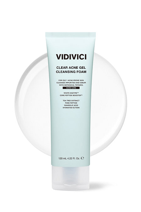 VIDIVICI 클리어 아크네 젤 클렌징 폼 120ml | 신세계V