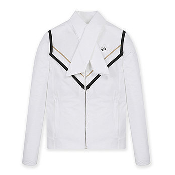 MCKAYSON 맥케이슨여성 SS 리본 카라 점퍼 MBW1JP103 WHI | 신세계V