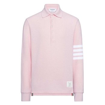 THOM BROWNE [명품] 26SS 톰브라운 4바 남성 긴팔 폴로 셔츠 MJP234A J0248 680 50995159 | 신세계V