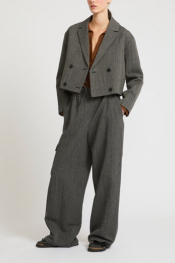 YVES SALOMON [공식] 이브살로몬 베스티 숏 자켓 | 신세계V