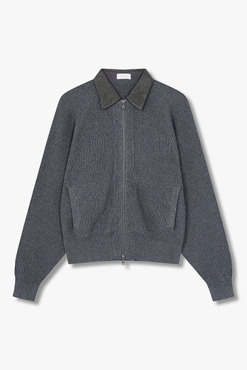 BRUNELLO CUCINELLI 여성 모닐리 칼라 래글런 가디건 | 신세계V