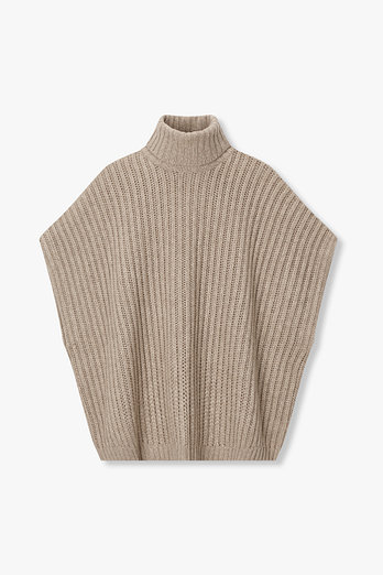 BRUNELLO CUCINELLI 여성 캐시미어 터틀넥 청키 립 니트 | 신세계V