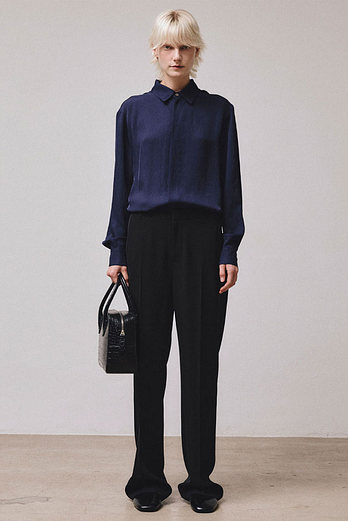 VIS A VIS [인플루언서 pick] STRAIGHT LEG TROUSERS (BLACK) | 신세계V