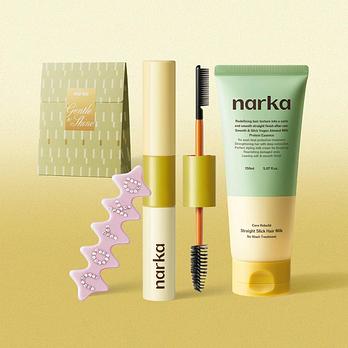 narka [나르카] 슬릭 헤어 & 스타일링 듀오(하입 핏+헤어 밀크_헤어핀) | 신세계V