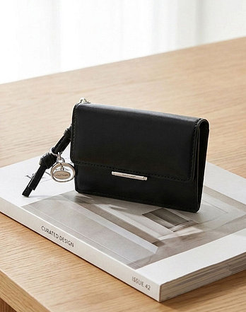 JILLSTUART NEW YORK WOMEN 질스튜어트 뉴욕 액세서리 [NEUT] 뉴트 블랙 소가죽 슬림 카드지갑  (JAWA6E612BK) | 신세계V