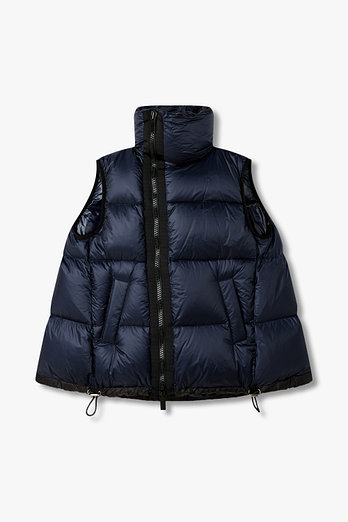 SACAI [CLASSICS]여성 하이넥 푸퍼 베스트 | 신세계V