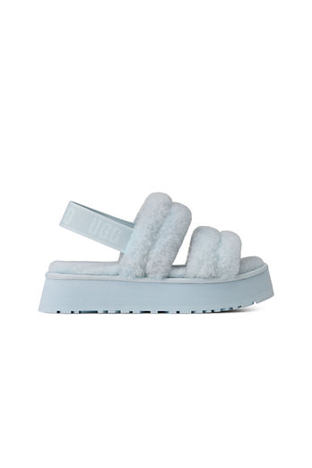 UGG [WOMEN] 양모 스트랩 플랫폼 슬리퍼 (디스코 투 스트랩) | 신세계V