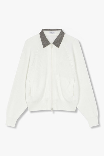 BRUNELLO CUCINELLI 여성 모닐리 칼라 래글런 가디건 | 신세계V