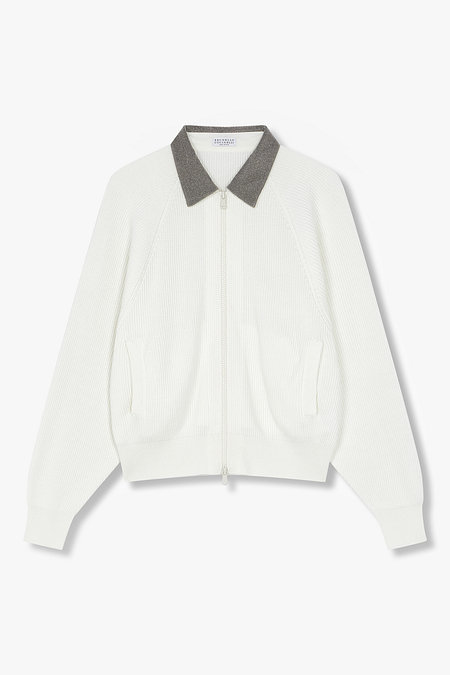 BRUNELLO CUCINELLI 여성 모닐리 칼라 래글런 가디건 | 신세계V