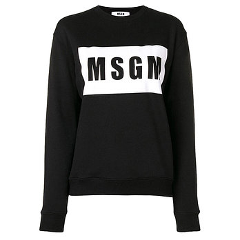 MSGM [MSGM] 박스 로고 프린팅 맨투맨 2641MDM96 195299 99 | 신세계V