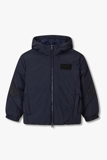 EMPORIO ARMANI JUNIOR [남아] EA7 벨크로 패치 패딩 자켓 | 신세계V