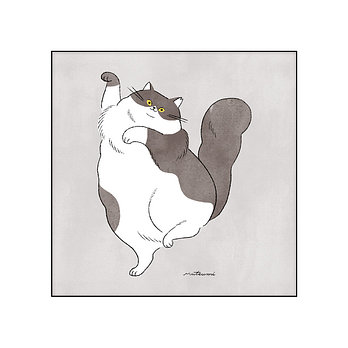 ARTISH [FRAME] Dancing Cat 1 / 카와무(Kawamu) | 신세계V