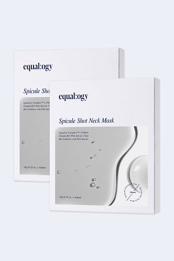 equalogy 이퀄로지 스피큘 샷 넥 마스크 (4매) 2세트 | 신세계V
