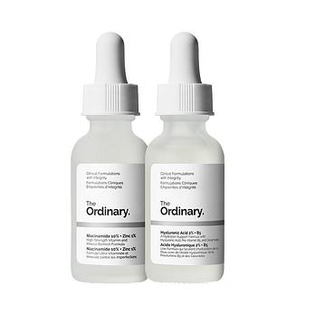 THE ORDINARY [디오디너리] 스킨 서포트 세트 (나이아신아마이드 10％ + 징크 1％, 히알루로닉 애시드 2％ + B5) | 신세계V