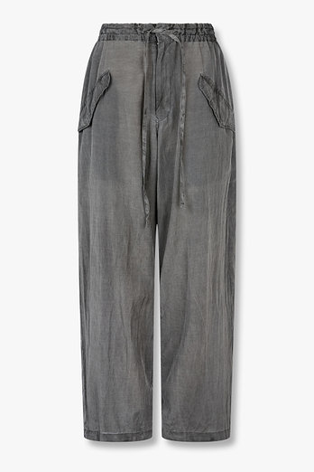 Yohji Yamamoto [Y's]글로시 스트링 디테일 팬츠 | 신세계V