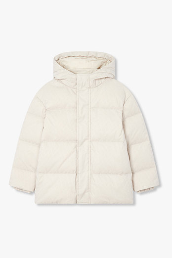 EMPORIO ARMANI JUNIOR [남아] 하이넥 후디드 다운 패딩 자켓 | 신세계V