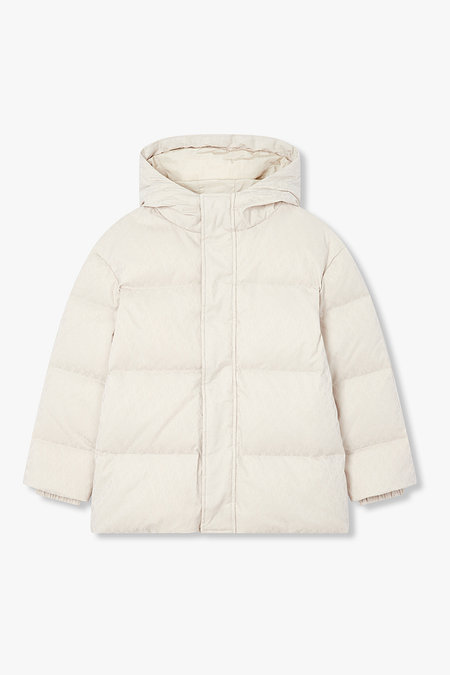 EMPORIO ARMANI JUNIOR [남아] 하이넥 후디드 다운 패딩 자켓 | 신세계V