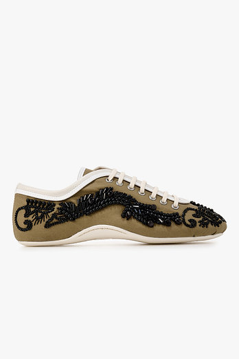 DRIES VAN NOTEN 엠브로이더드 발레리나 스니커즈 | 신세계V