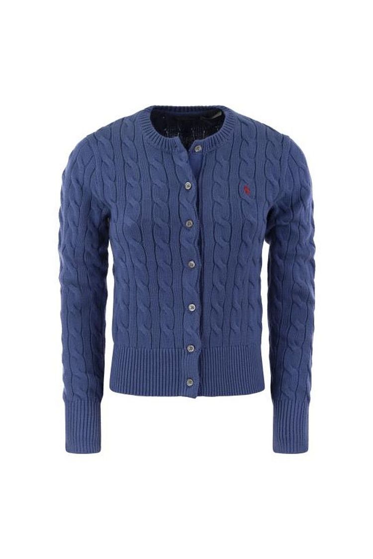 POLO RALPH LAUREN(폴로 랄프로렌) 24SS 폴로 랄프로렌 가디건 211891643 BLUE | 신세계V