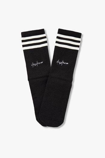 Yohji Yamamoto [Y-3 KURO] 3 스트라이프 삭스 | 신세계V