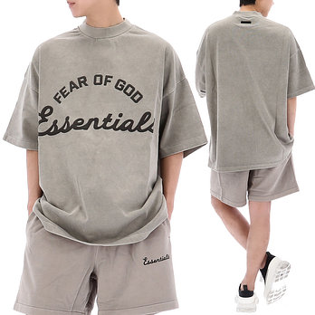 FEAR OF GOD [피어오브갓] 에센셜 트레이닝 90's 반팔 티셔츠 125SP264113F FADEDSEAL | 신세계V