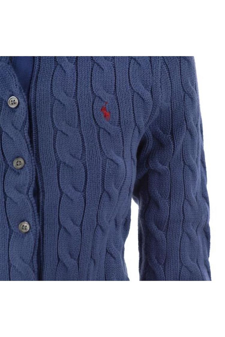 POLO RALPH LAUREN(폴로 랄프로렌) 24SS 폴로 랄프로렌 가디건 211891643 BLUE | 신세계V